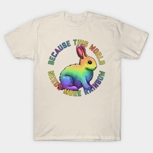 More Rainbow Bunny T-Shirt